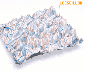 3d view of LʼEsseillon