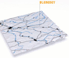 3d view of Blémerey