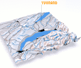 3d view of Yvonand