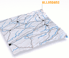 3d view of Allondans