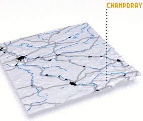 3d view of Champdray
