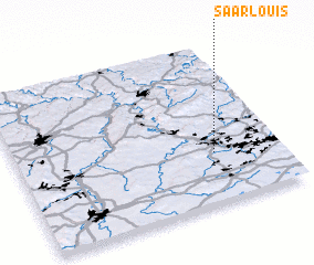 3d view of Saarlouis