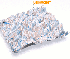 3d view of Le Bouchet