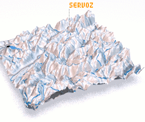 3d view of Servoz