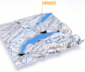 3d view of Sauges