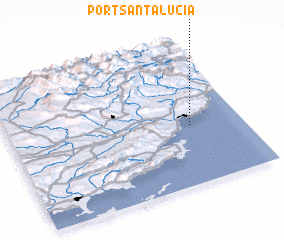 3d view of Port Santa-Lucia