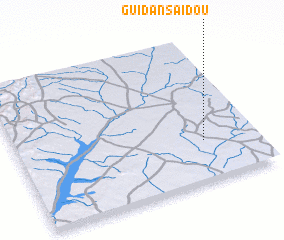 3d view of Guidan Saïdou