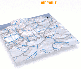 3d view of ʼAïn ZoûîT