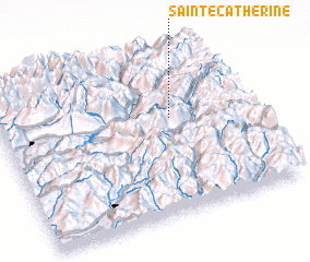 3d view of Sainte-Catherine
