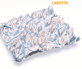 3d view of La Motte