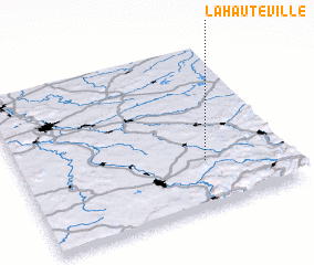 3d view of La Haute Ville