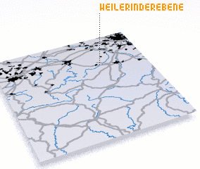 3d view of Weiler in der Ebene