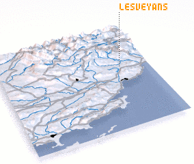 3d view of Les Veyans