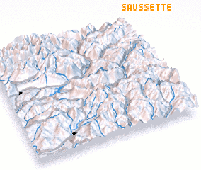 3d view of Saussette