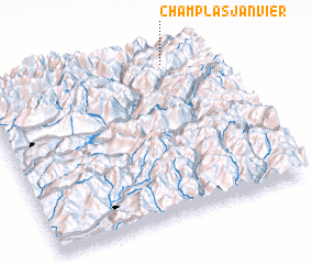 3d view of Champlas Janvier