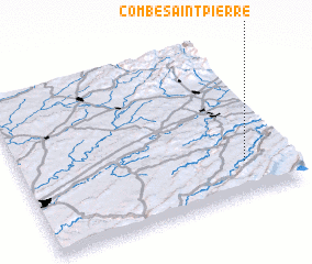 3d view of Combe-Saint-Pierre