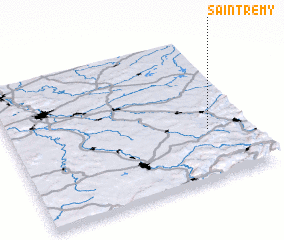 3d view of Saint-Rémy