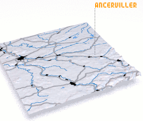 3d view of Ancerviller