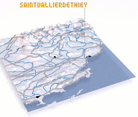 3d view of Saint-Vallier-de-Thiey