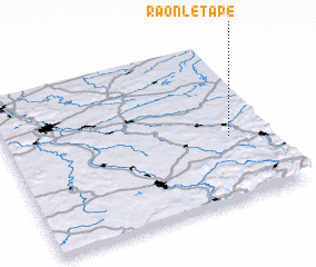 3d view of Raon-lʼÉtape