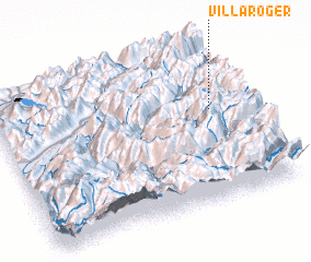 3d view of Villaroger