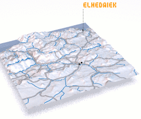 3d view of El Hedaïek