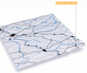 3d view of Gérardmer