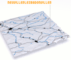 3d view of Neuviller-lès-Badonviller