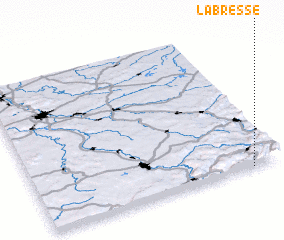 3d view of La Bresse