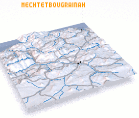 3d view of Mechtet Bou Grâïnâh