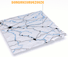 3d view of Domèvre-sur-Vezouze