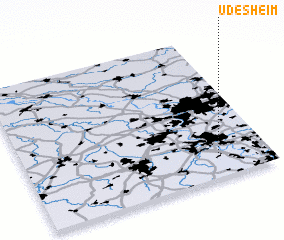 3d view of Üdesheim