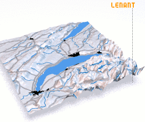 3d view of Le Nant