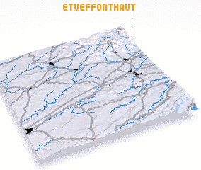 3d view of Étueffont-Haut