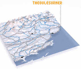 3d view of Théoule-sur-Mer