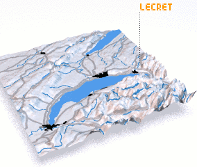 3d view of Le Crêt