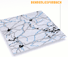 3d view of Behren-lès-Forbach