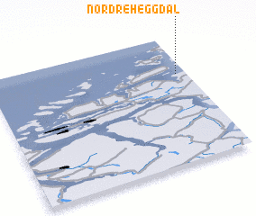 3d view of Nordre Heggdal