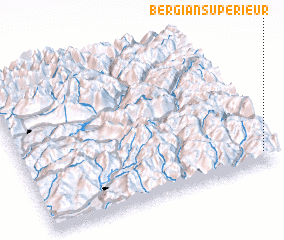 3d view of Bergian-Supérieur