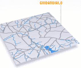 3d view of Guidan Dialo