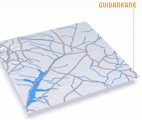 3d view of Guidan Kané