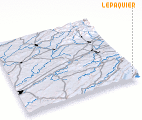 3d view of Le Pâquier