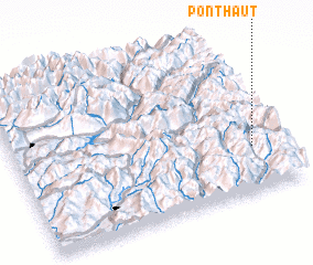 3d view of Pont Haut