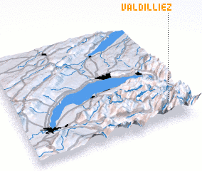 3d view of Val dʼIlliez