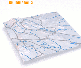 3d view of Khūnīk-e Bālā