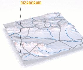 3d view of Nīzāb-e Pā\