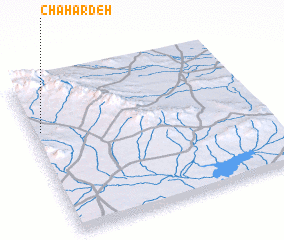 3d view of Chahār Deh