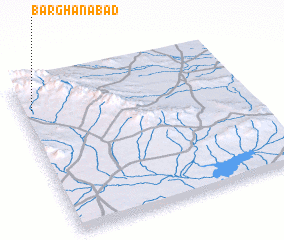 3d view of Barghanābād