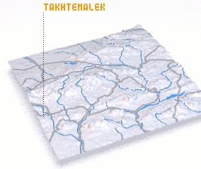 3d view of Takht-e Malek