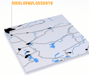 3d view of Nikolo-Pavlovskoye
